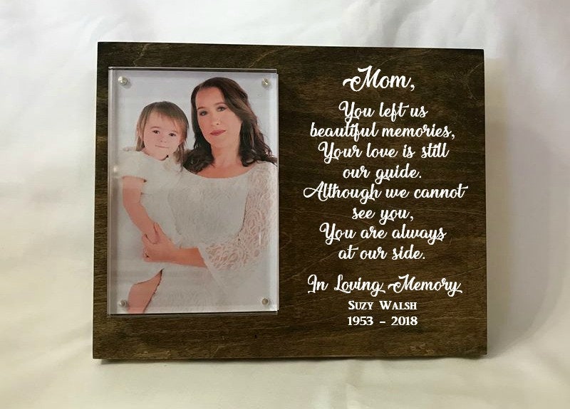 Loss of Mother Memorial Frame Loss of Mom Picture Frame - Etsy