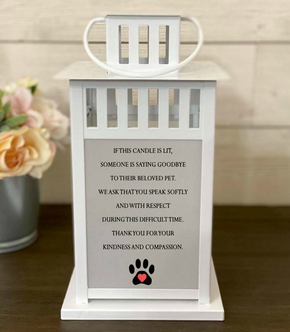 Compassion Candle for Vet Office Someone is Saying Goodbye Etsy