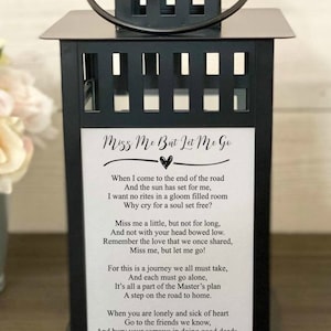 Sympathy Lantern, Photo Lantern, Memorial Lantern, Memorial Gift, Loss of a loved one, Memorial Gift, Bereavement Gift