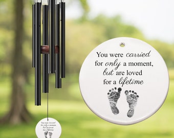 You Were Carried For Only A Moment, Memorial Wind Chime, Pregnancy Loss, Miscarriage, Stillborn, Loss Of Child, Sympathy Wind Chime