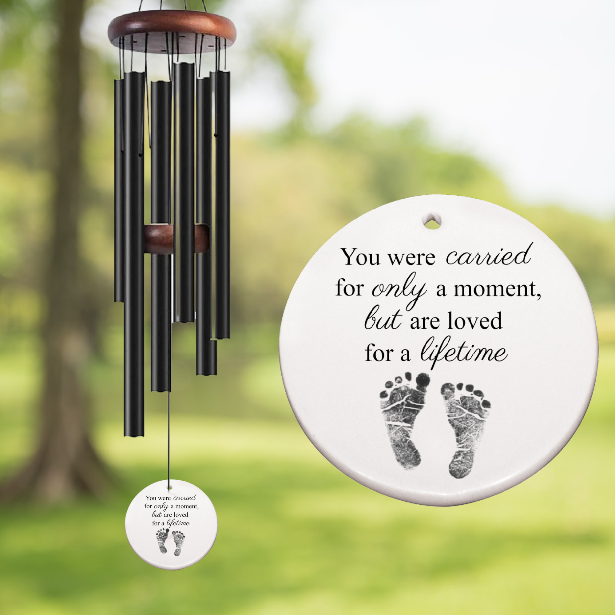 Yor Were Carried for Only A Moment, Memorial Wind Chime, Pregnancy  