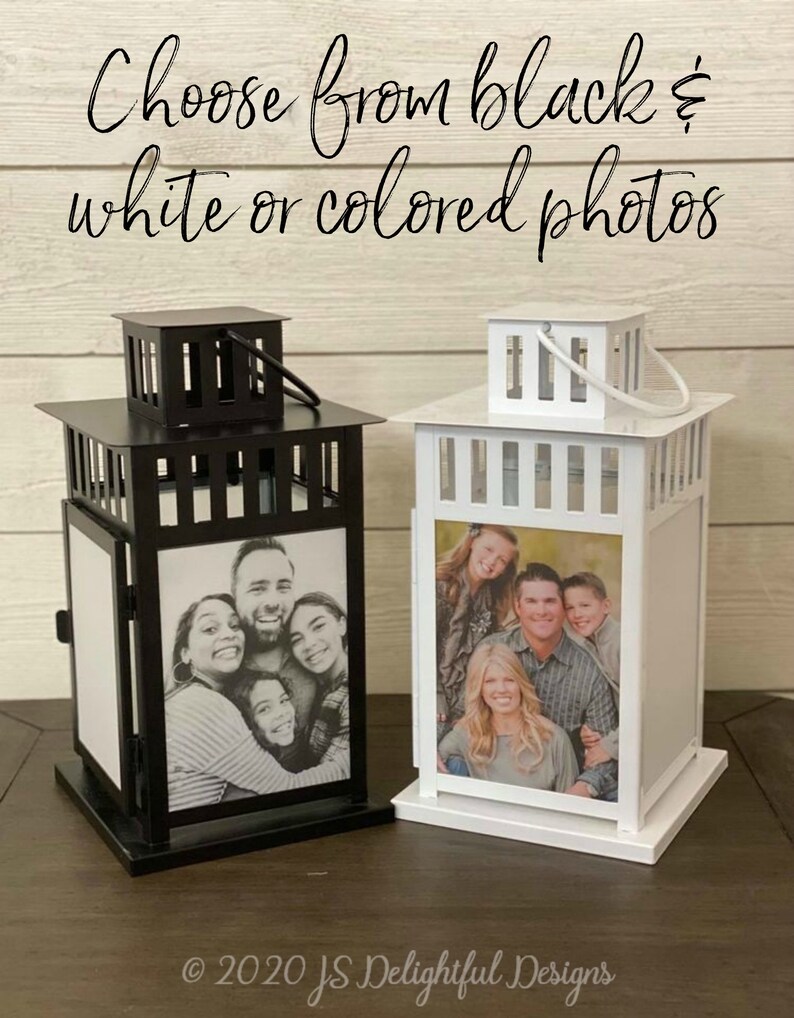 Memory Lantern Wedding Lantern Photo Lantern Memory Candle Etsy