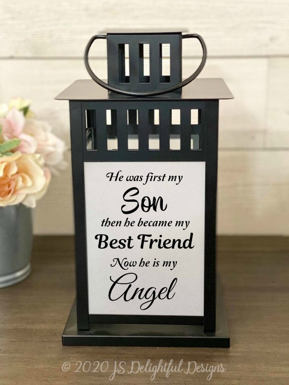 StillWind Memorial Lantern With Hidden Keepsake Drawer - Rose Gold Sympathy Gift For Loss Of Loved One, Memory Of Mom