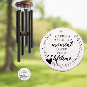 Carried For Only A Moment, Loss Of Child, Pregnancy Loss, Miscarriage, Memorial Wind Chime, Sympathy Gift, Sympathy Wind Chime, Bereavement