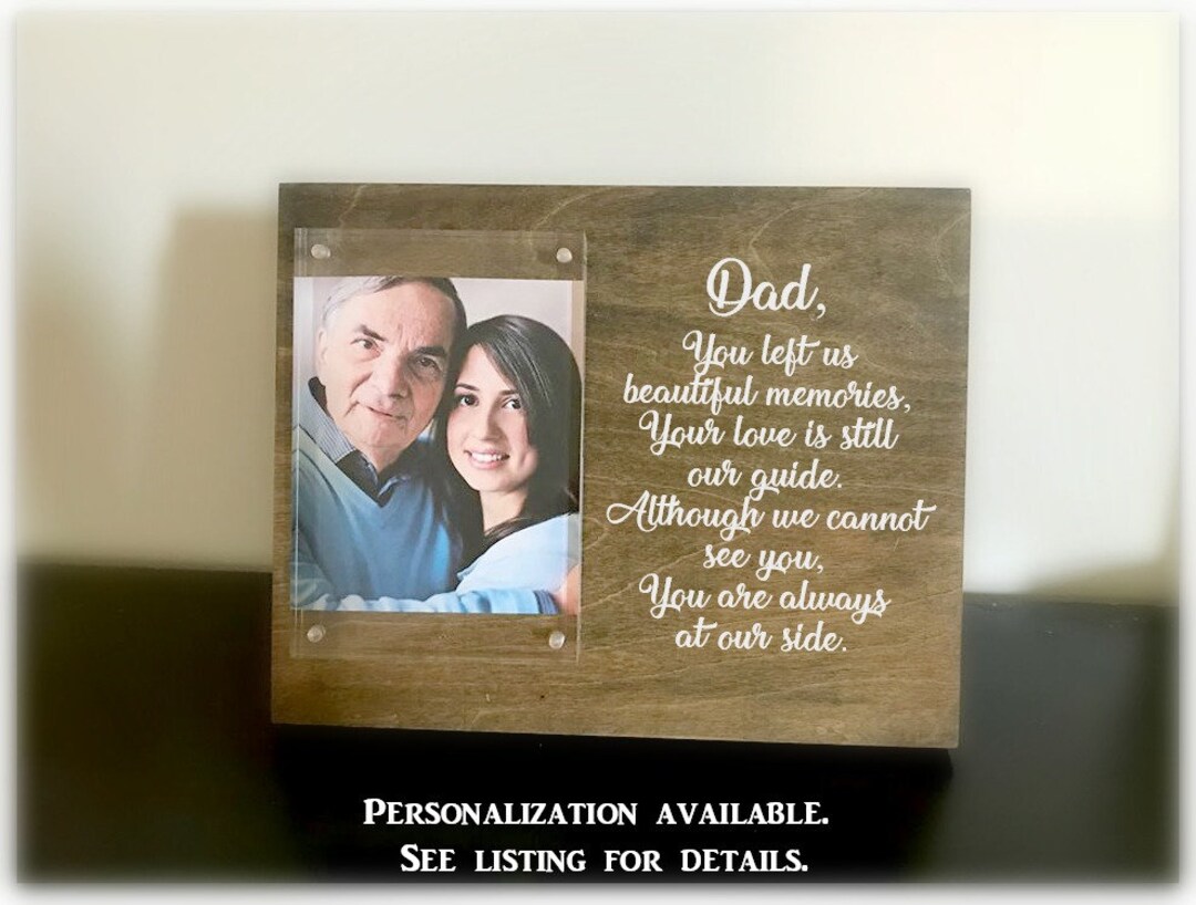 Loss of Father, Loss of Dad, Picture Frame, Remembrance, Keepsake