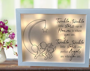 Loss of twins memorial gift, Pregnancy Loss Twins, Loss of Child Memorial, Miscarriage Twins Sympathy Gift, Stillborn, Child Bereavement