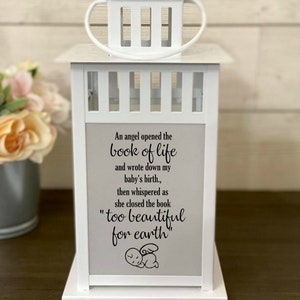 Pregnancy Loss, Miscarriage, Book of Birth, Infant Loss, Child Loss, Memory Candle, Sympathy Candle, Remembrance, Keepsake, Bereavement Gift