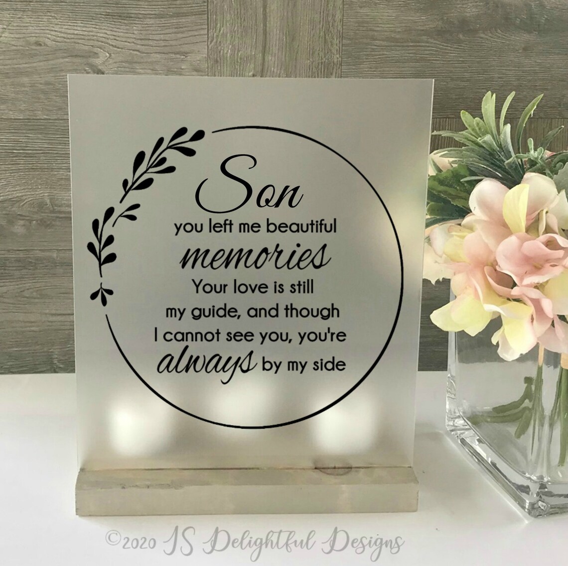 Sympathy Son Loss of Son Loss of Child Son Memorial Etsy