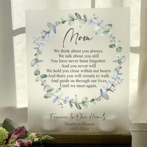 Loss of Mother, Loss of Mom, Sympathy Mother, Loss of Parent, Mother Memorial, Remembrance, Keepsake, Bereavement Gift,
