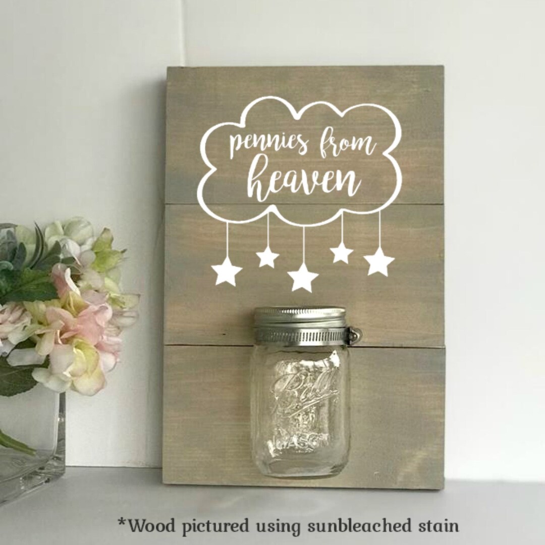 Sympathy, Pennies From Heaven, Jar, Bereavement Gift, Memorial Gift