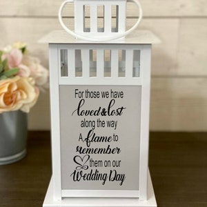 Memory Lantern, Wedding Lantern, Wedding, Memory Candle, Memorial Lantern, Remembrance, Keepsake, Photo Lantern