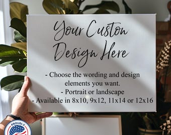 Personalized Memorial Canvas, Loss of Loved One Sympathy Gift