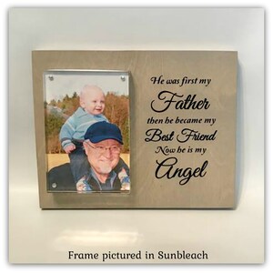 Loss of Father, Loss of Dad, Sympathy Gift, Memorial Frame,  Picture Frame, Remembrance, Keepsake, Bereavement Gift,