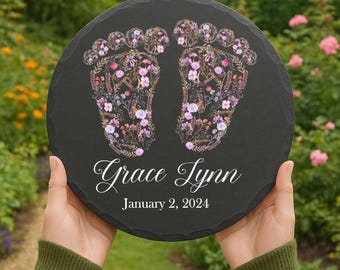 Personalized Baby Memorial Slate: Infant Loss Sympathy Gift