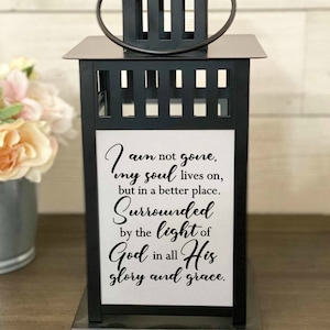 Photo Lantern, Memorial Lantern, Sympathy Gift, Memorial Gift, Loss of Loved One, Bereavement Gift, Loss of Parent, Loss of Child