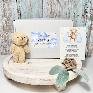 Memorial Pocket Bear, Sympathy Gift, Loss of Grandparent