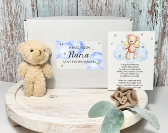 Memorial Pocket Bear, Sympathy Gift, Loss of Grandparent