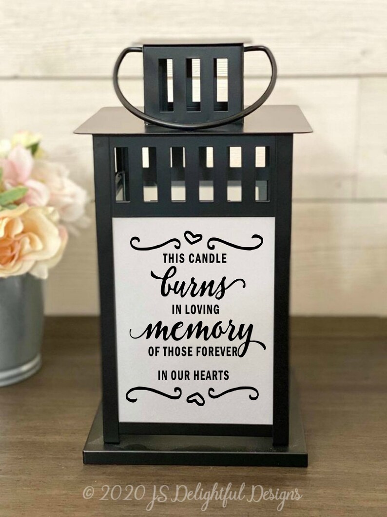 Memory Lantern Wedding Lantern Photo Lantern Memory Candle Etsy