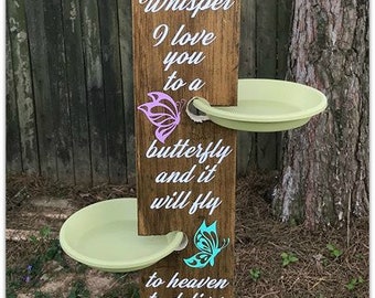 Sympathy Gift, Butterfly Feeder, Butterfly, Bereavement Gift, Sympathy, Memory, Butterflies