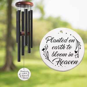 Planted On Earth To Bloom In Heaven, Loss of Child, Pregnancy Loss, Miscarriage, Memorial Wind Chime, Sympathy Wind Chime, Bereavement Gift