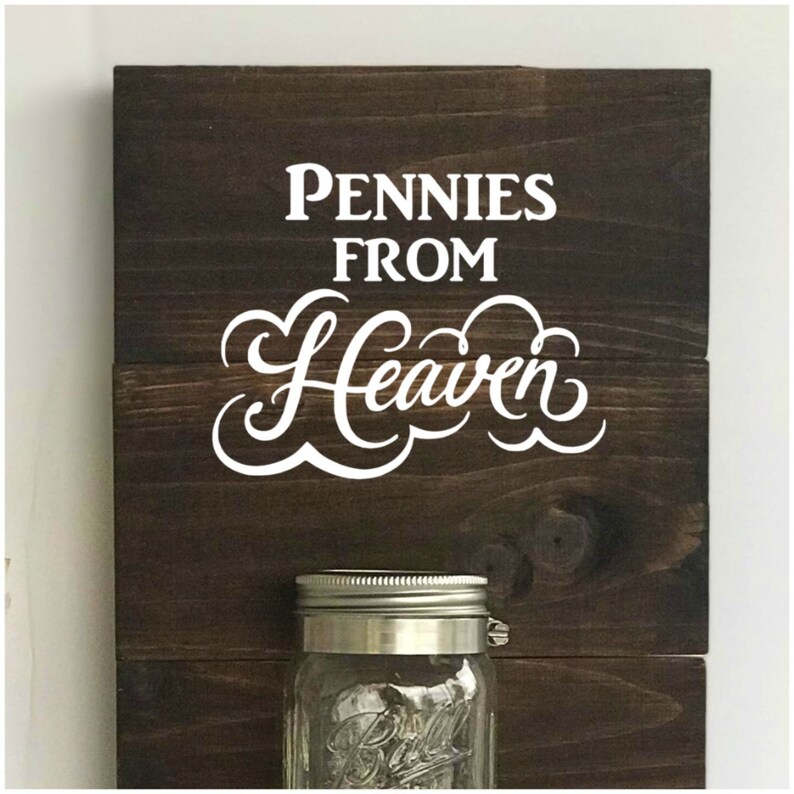 Sympathy Gift Pennies from Heaven Jar Bereavement Gift Etsy