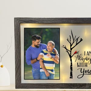 I Am Always With You Memorial Frame, Sympathy Gift, Loss Of Loved One, Bereavement Gift, Memorial Gift, Memorial Shadowbox, Keepsake