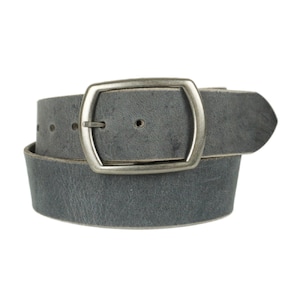 Wide Grey Suede Belt - Etsy display picture 1