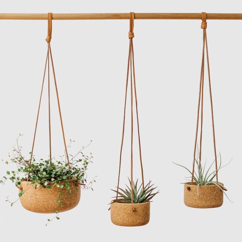 Cork Hanging Planter