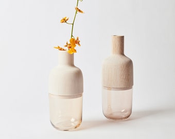 Collection de vases du Marais | Bois blanchi