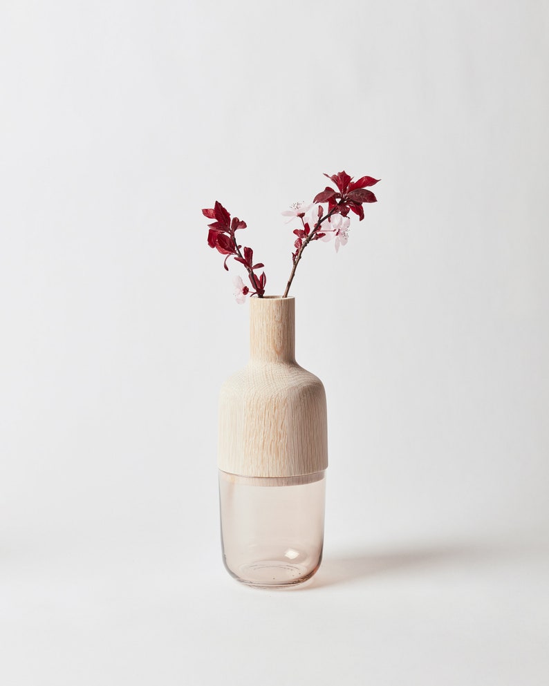Marais Vase Collection Bleached Wood Grace