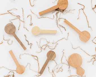 Hardwood Carving Blank: Spoon, Coffee Spoon and Butter Knife