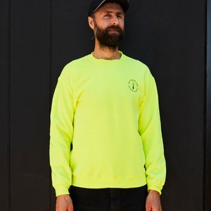 Mels Carving Club Sweatshirt Neon Crew Neck image 3