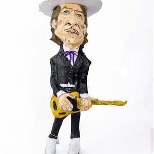 BOB DYLAN paper mache figure