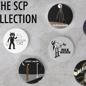 Scp Pins and Buttons for Sale