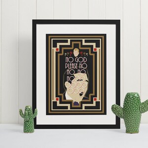 No God Please No Michael Scott Poster | fan art, The Office, quote, Wall Decor, Gift, TV Show, Funny, 1920s, cool, Toby Flenderson, Dundie