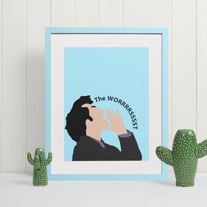 Jean Ralphio de slechtste poster | fanart, Parks and Rec, cadeau, wanddecoratie, Vaderdag, citaat, Ron Swanson, tv-show, grappig, Mona Lisa, e720