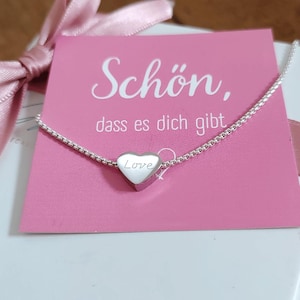 Engraved Initial Heart Necklace, Name necklace with a Personalized Charm