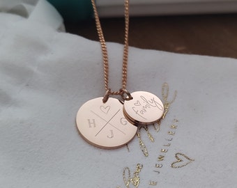 ZOLA| kids name necklace, mom necklace with kids names, family necklaces,initial necklace for moms