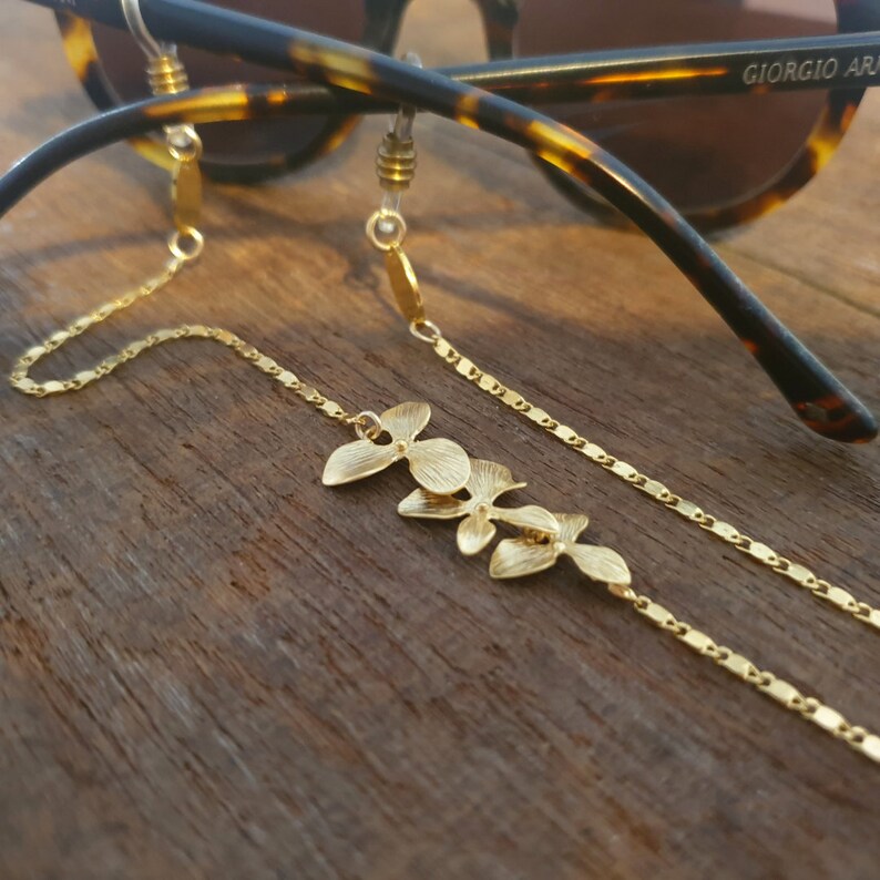 SADY Eyeglass Chain Gold Glasses Chain Elegant eyeglass Etsy