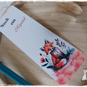 Bookmark Fox Another chapter printed on both sides reading accessories for book lovers and bookworms image 2