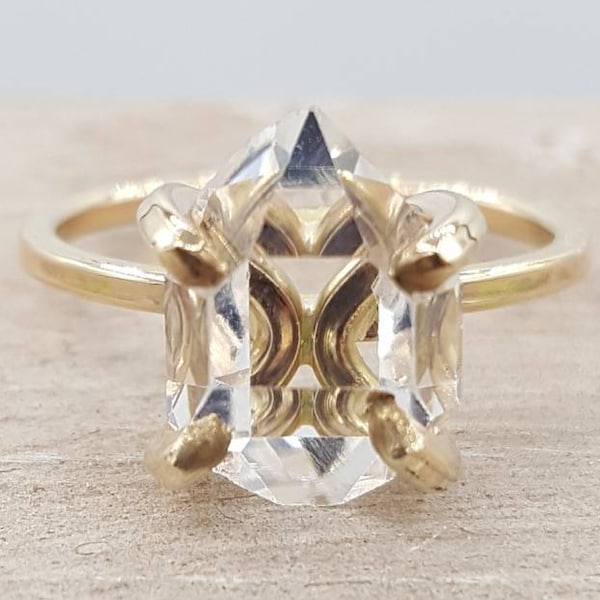 Herkimer Diamond Ring