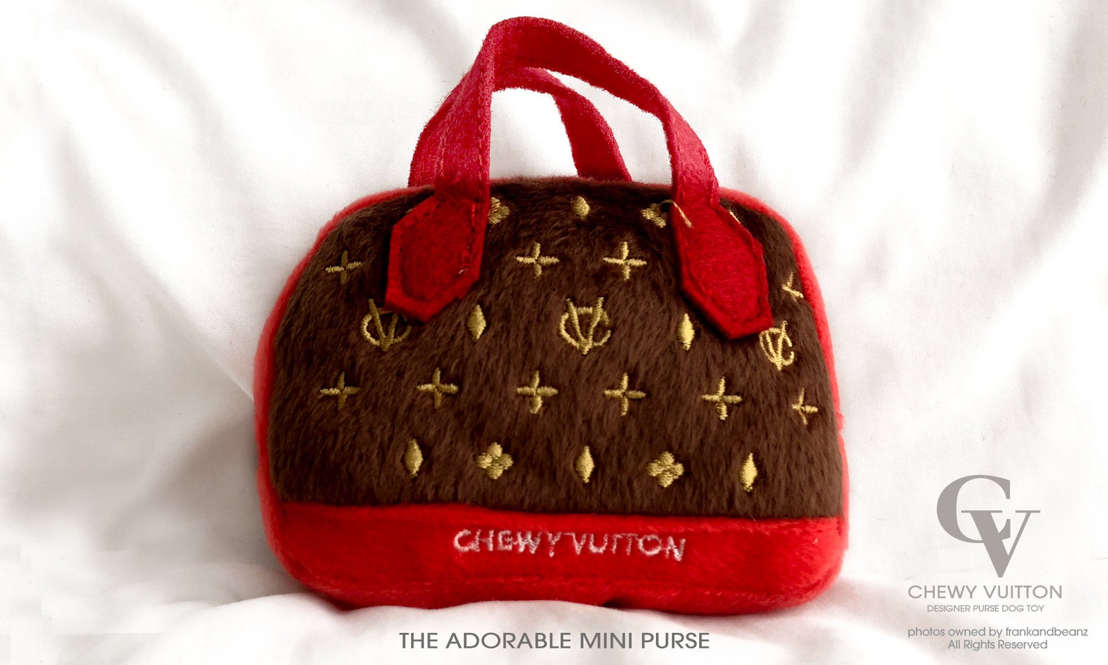 Chewy Vuitton Designer Dog Toy Mini Purse or Big Purse Pet Etsy