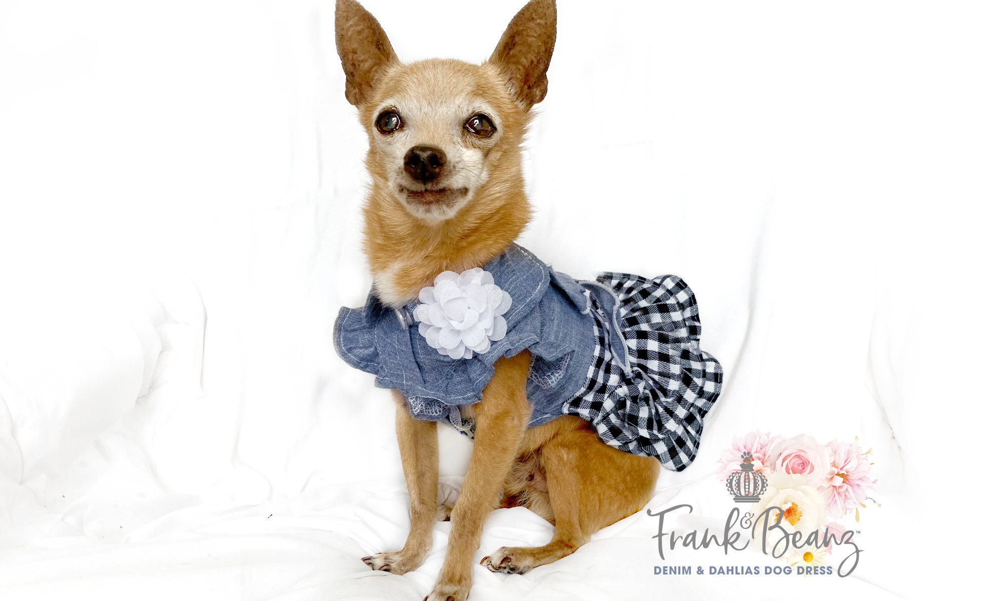 Girl Dog Clothes 4 Pack Spring Summer Dog Dresses for Small Dogs Chihuahua Yorkie Hawaiian Puppy Dress Soft Breathable Pet Cat Skirt Outfit Apparel