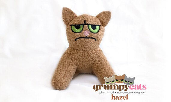 grumpy cat dog toy