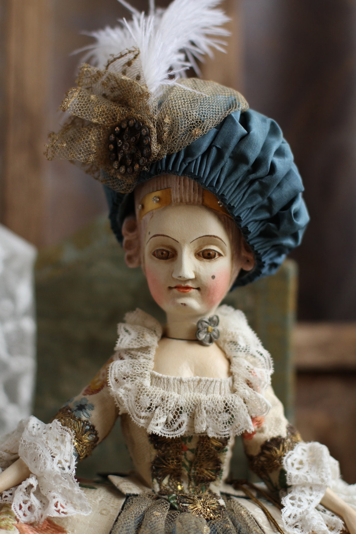 Baroque period jointed doll antique replica doll doll in Etsy
