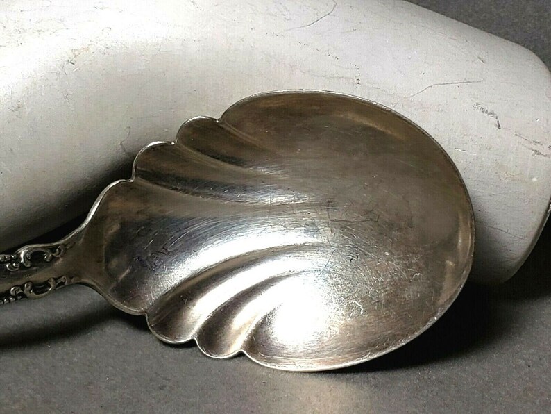 Vintage Sterling Silver Sugar Serving Spoon 6 28.9 Grams Etsy
