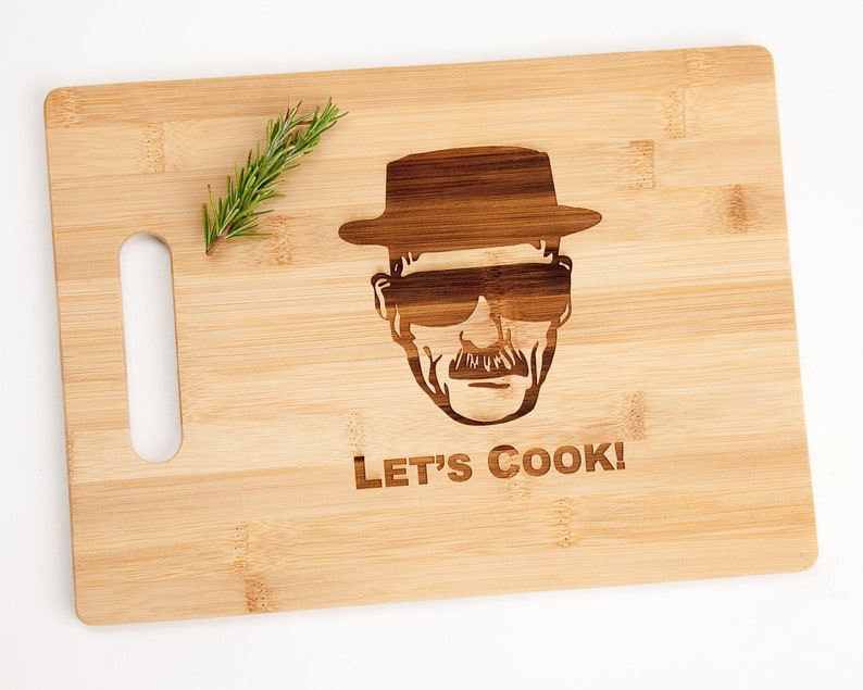 Breaking Bad Cutting Board Funny Gift image 1