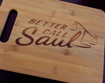 Better Call Saul cutting board Jimmy McGill Bamboo - Funny Gift