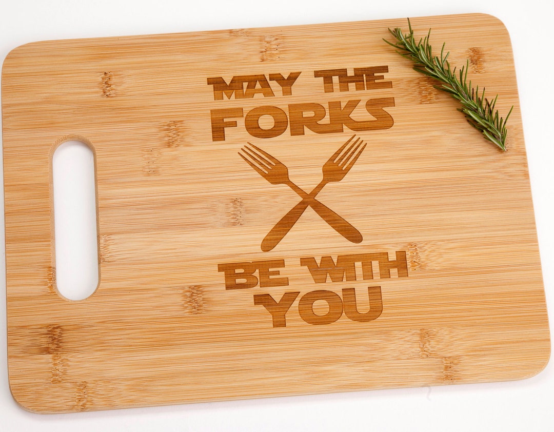 May the fork be with you. Kitchen and cooking food related, funny quote