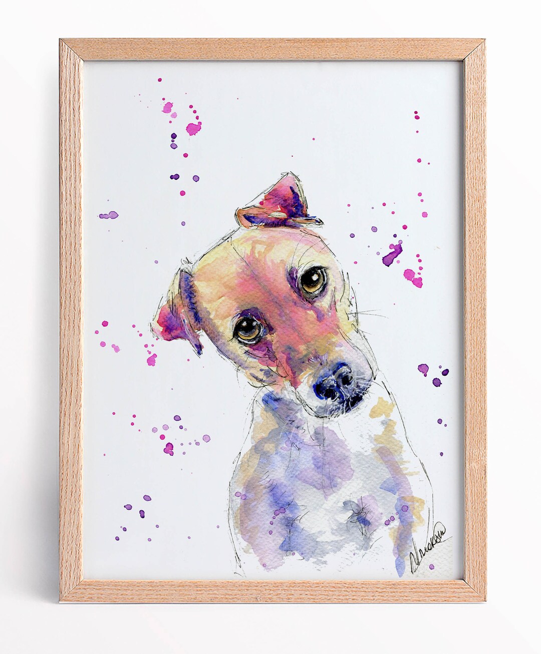 Jack Russell Jack Russell Print Jack Russell Gifts Jack Etsy